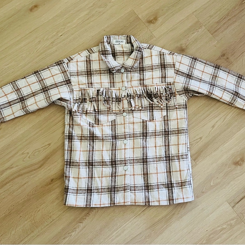 Stylish Plaid Button-Down Cardigan